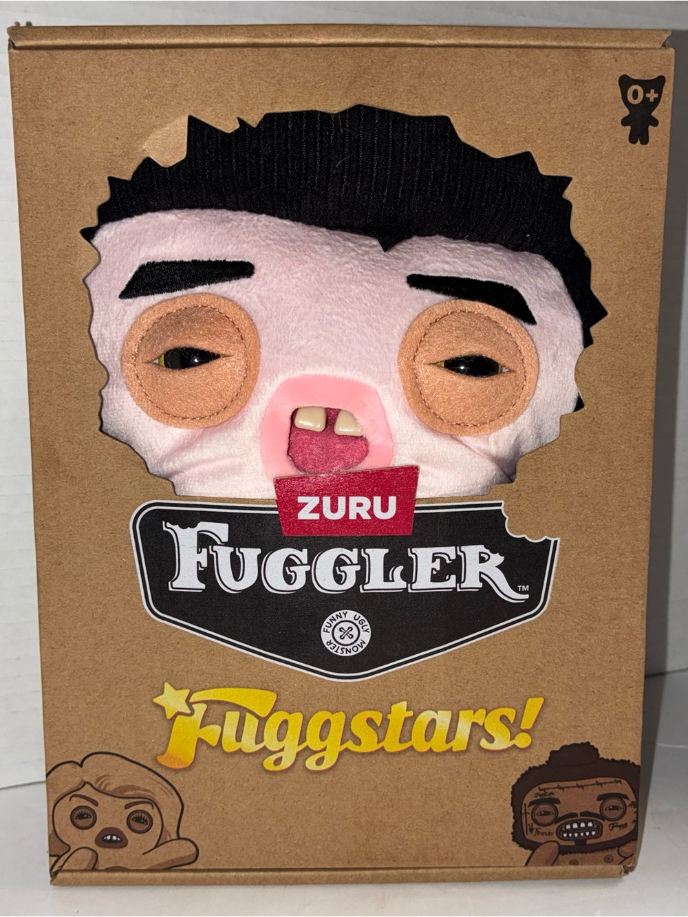 RARE ZURU Fuggler Pink Plush Toy - Fuggstars Collection